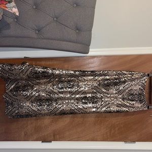 Beautiful bronze and black skirt